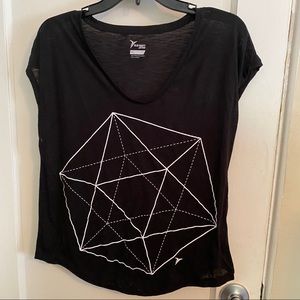 Old Navy active boxy geometric tank
